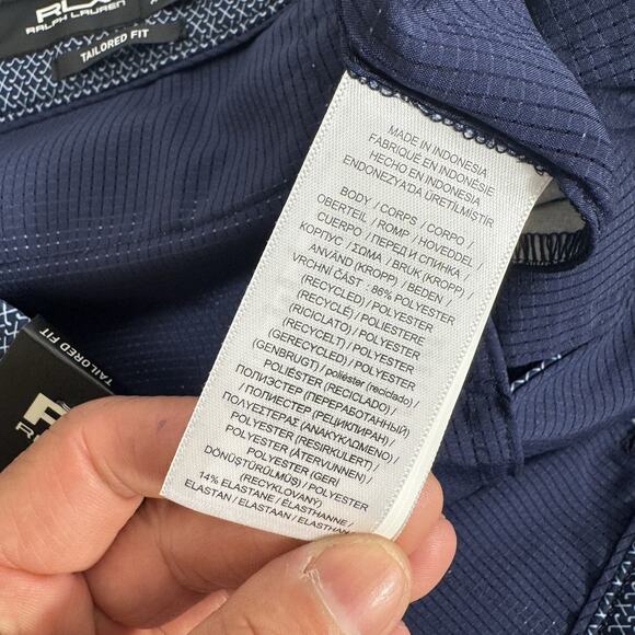 Polo Ralph Lauren RLX Men 33 Shorts Navy Golf Concept Water Repellent - Picture 8 of 14